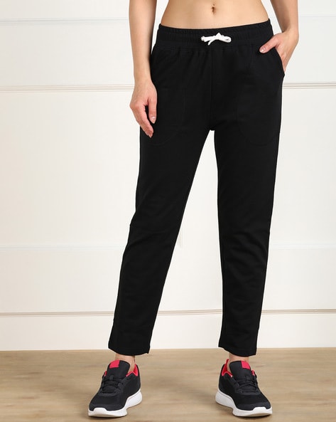 Buy Black Track Pants for Women by LAABHA Online | Ajio.com