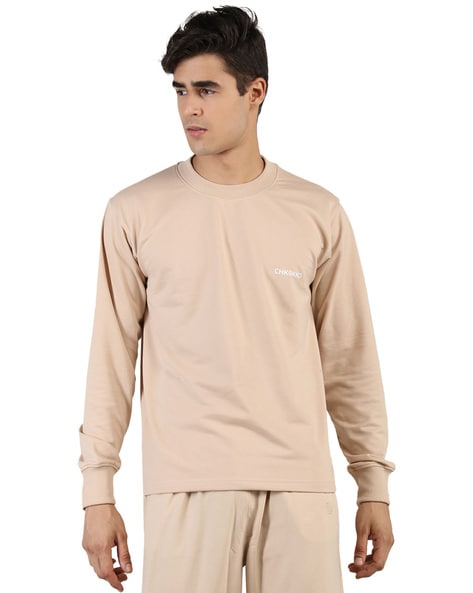 Buy Beige Tshirts for Men by Chkokko Online