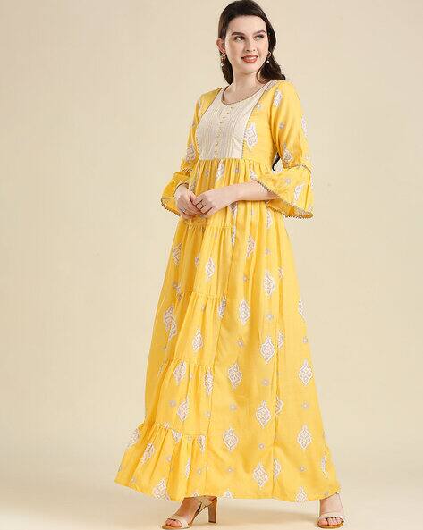 Herlipto♡ Lace-trimmed Jersey Long Dress（GL3333 Floral  