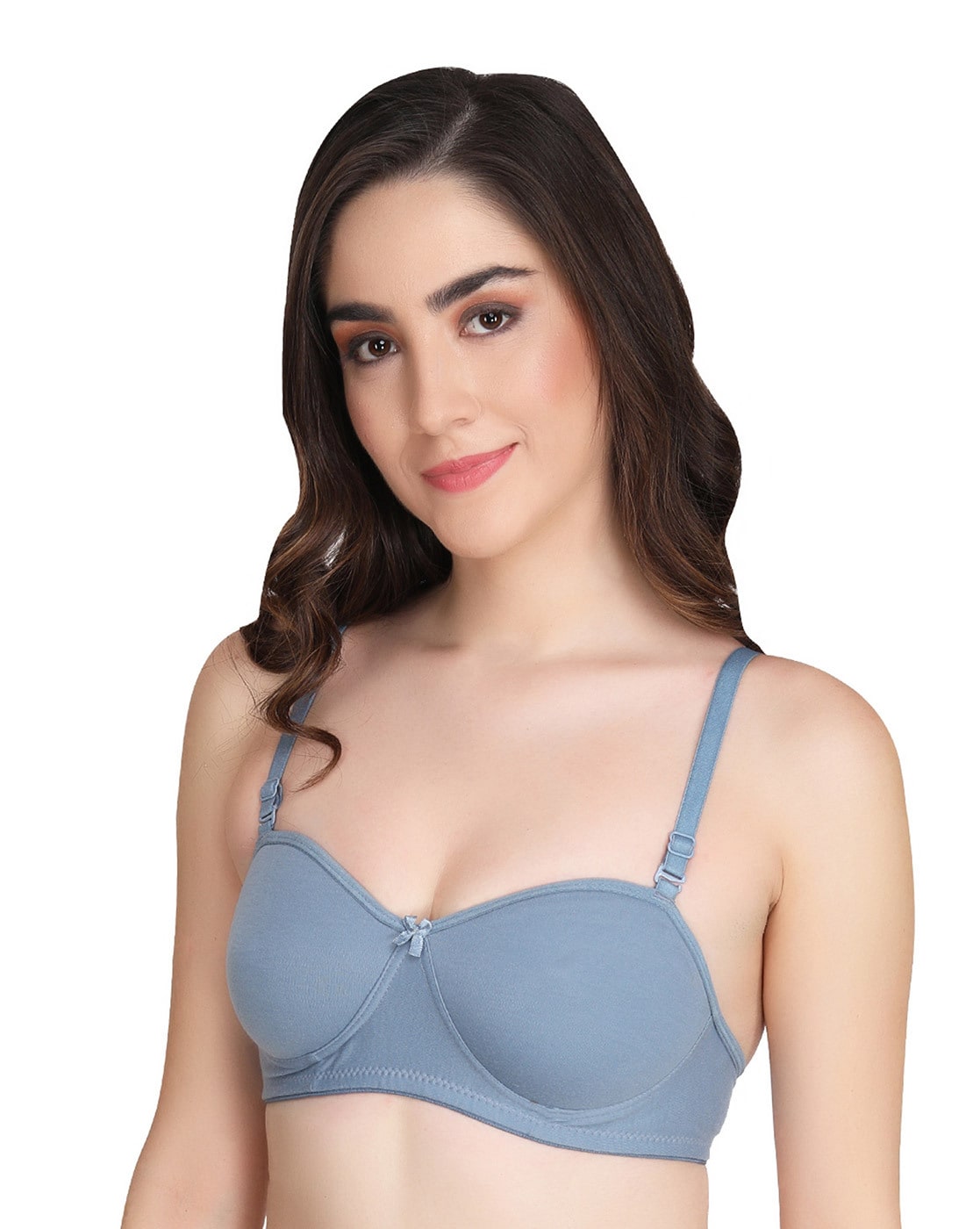 Buy online Grey Lightly Padded Balconette Bra from lingerie for Women by  Mod & Shy for ₹939 at 41% off