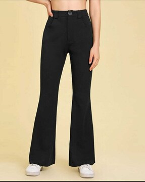 Tokyo Talkies Flared Women Black Jeans  Buy Tokyo Talkies Flared Women Black  Jeans Online at Best Prices in India  Flipkartcom