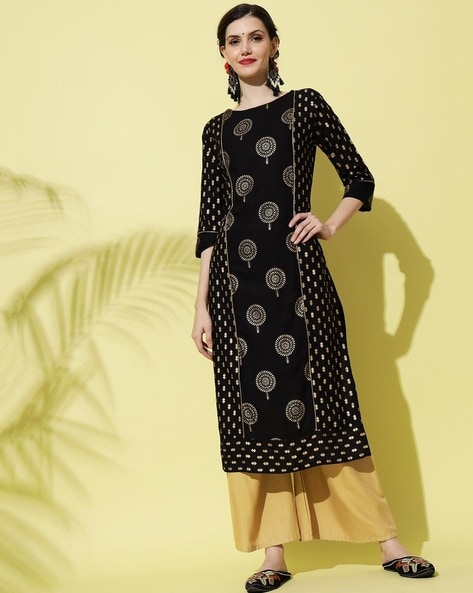 Designer on sale printed kurtis