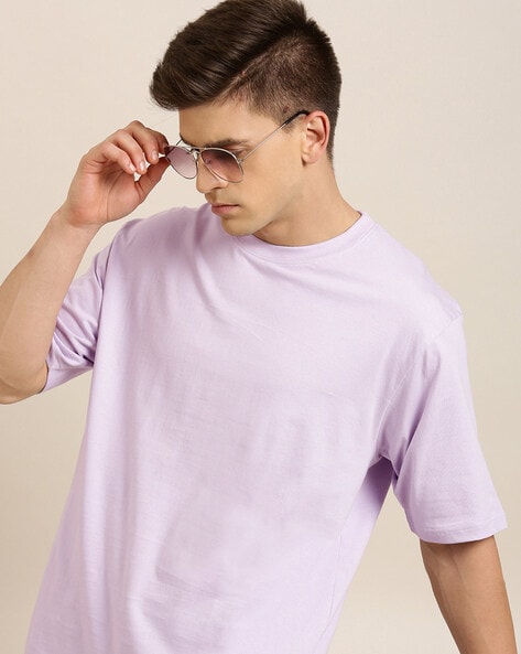 Men Crew-Neck Oversized Fit T-Shirt