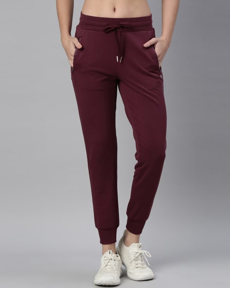 Enamor Women's Relaxed Fit Track Pants (E068_Castle Rock_S) : Amazon.in:  Fashion
