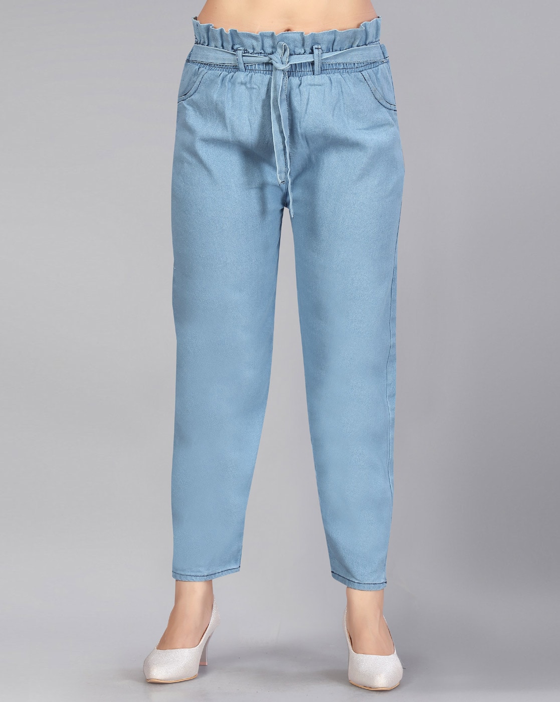 Buy Verdant Light Blue Baggy-fit Jeans For Women Online | Tistabene -  Tistabene