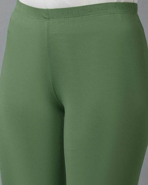 Buy Green Leggings for Women by Elleven Online