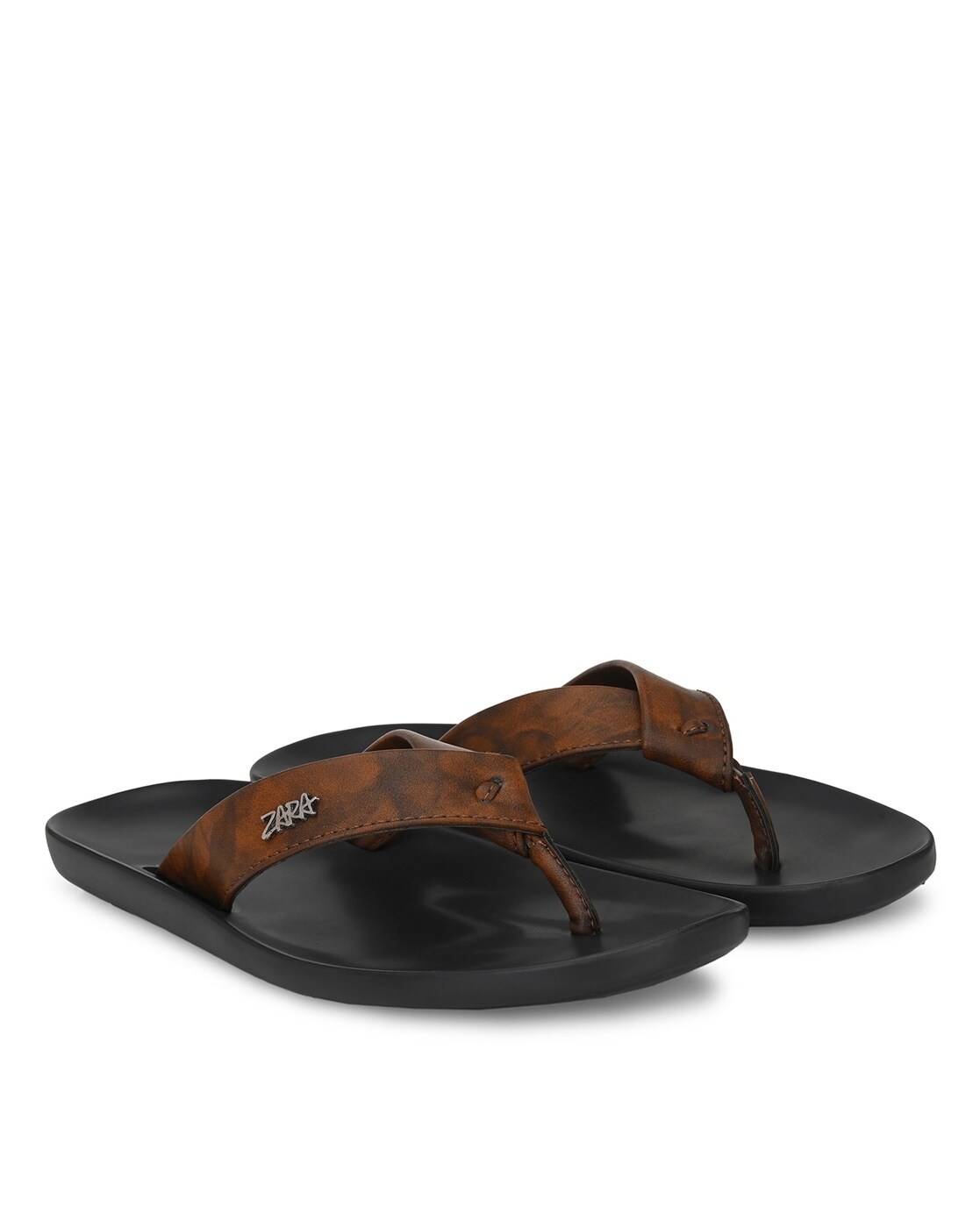 Buy Brown Flip Flop Slippers for Men by AZZARO BLACK Online