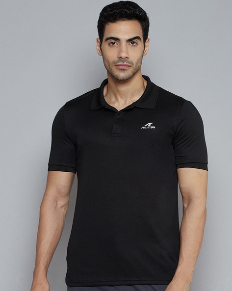 Alcis Logo Print  Polo T-shirt