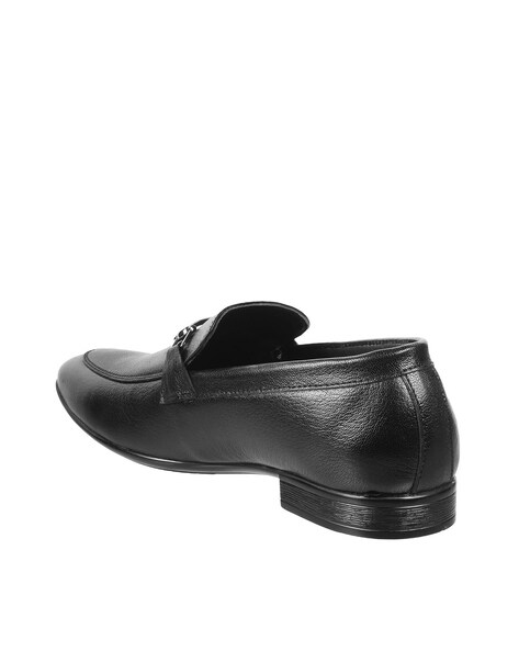 Buy Mochi Men Black Formal Moccasin Online