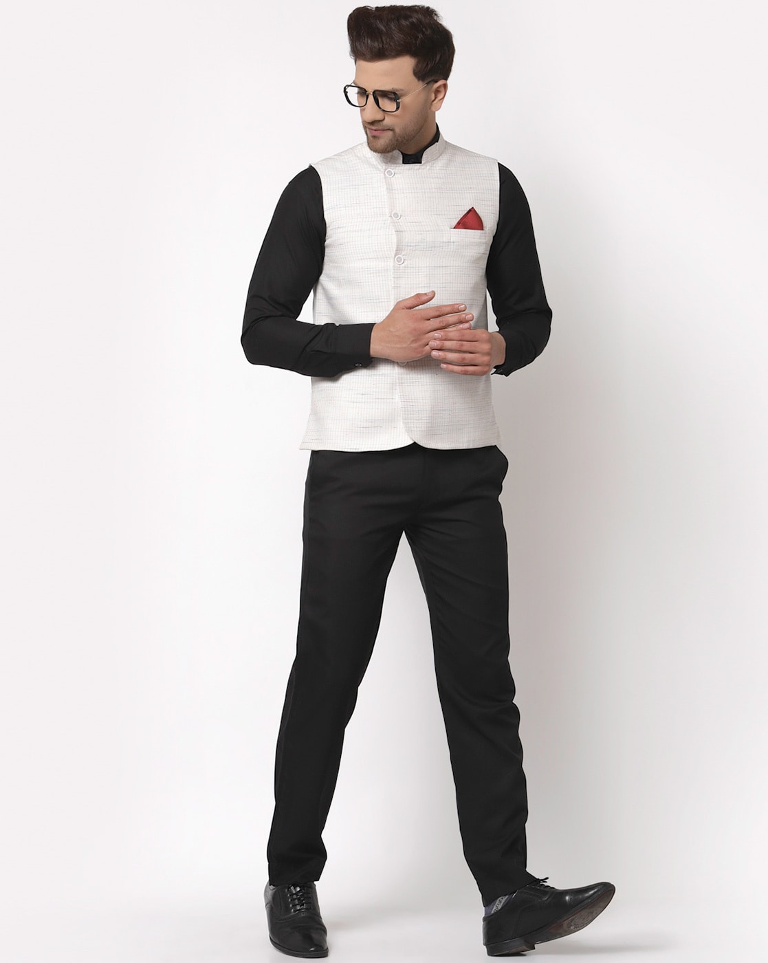 Black Rose Nehru Jacket – MR BUTTON