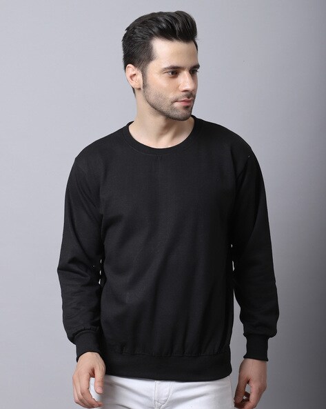 Black full shop sleeve sweatshirt