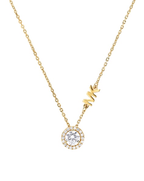 Michael Kors Rose Gold-Tone Stainless Steel Pavé Triple-Row Celestial Pendant  Necklace | Michael kors necklace, Fine fashion jewelry, Fashion jewelry  necklaces
