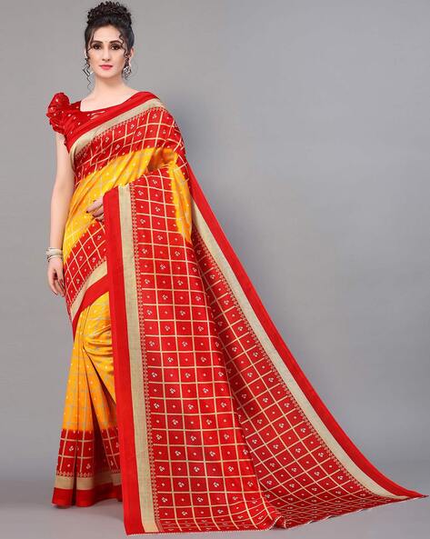 Printed Sarees - Buy Printed Saree for Women & Girls Online at MIAH