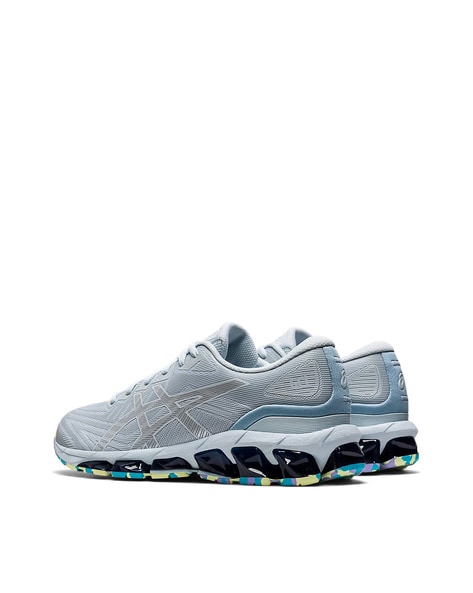 Asics grise shop et bleu