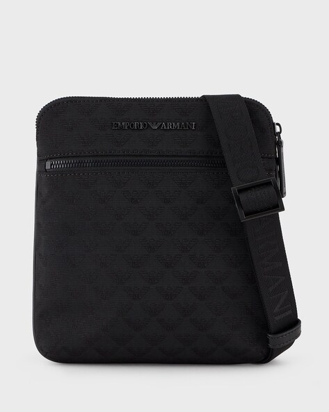 Emporio Armani Debossed-Logo Leather Mini Bag - ShopStyle