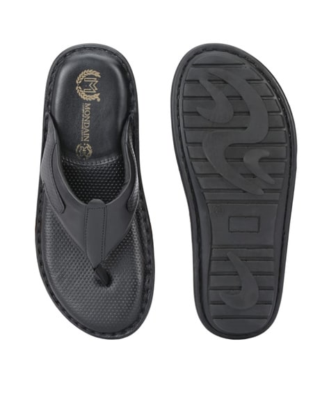 Buy Black Flip Flop & Slippers for Men by MONDAIN Online