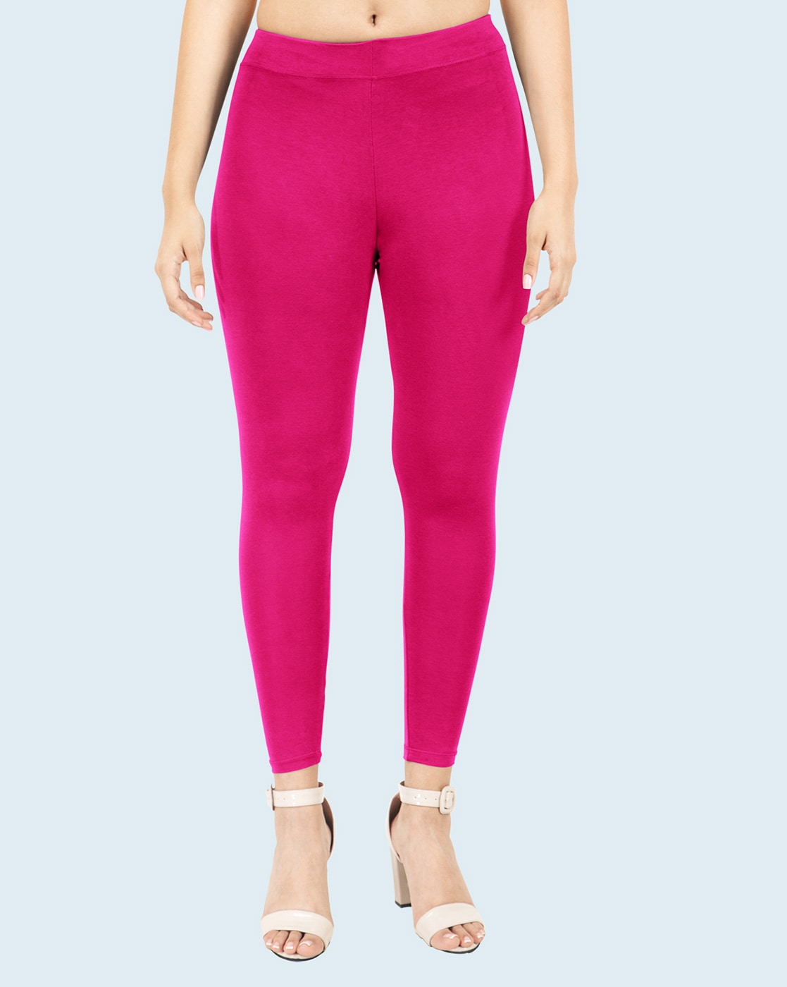 Buy Purple Leggings for Women by Twin Birds Online | Ajio.com