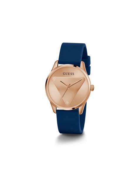 Guess silicone hotsell strap watch