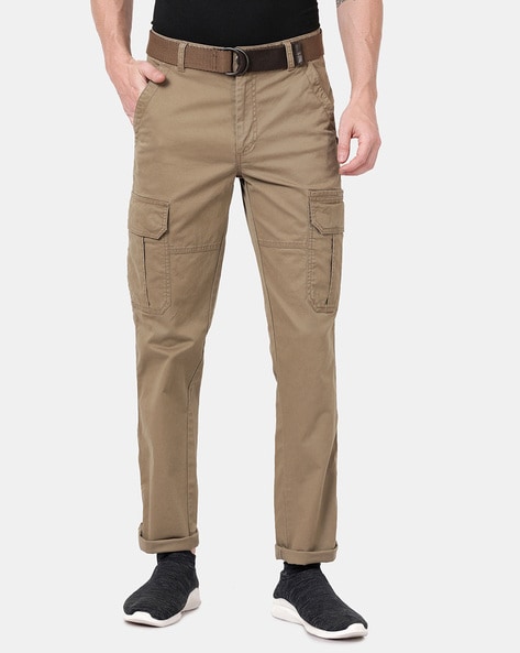 Levi's tailor high tapered pants with belt in beige | ASOS