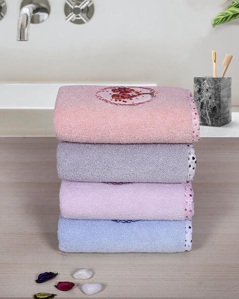 Buy Rangoli Rose Super Comfy Cotton Bath & Hand Towel Set 4 pcs (SC0064)  Online at Best Prices in India - JioMart.