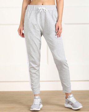 Womens grey store fitted joggers