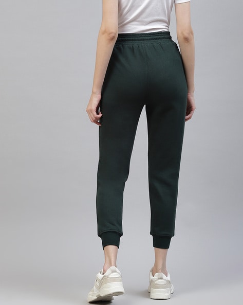 Buy Olive Green Track Pants for Women by LAABHA Online