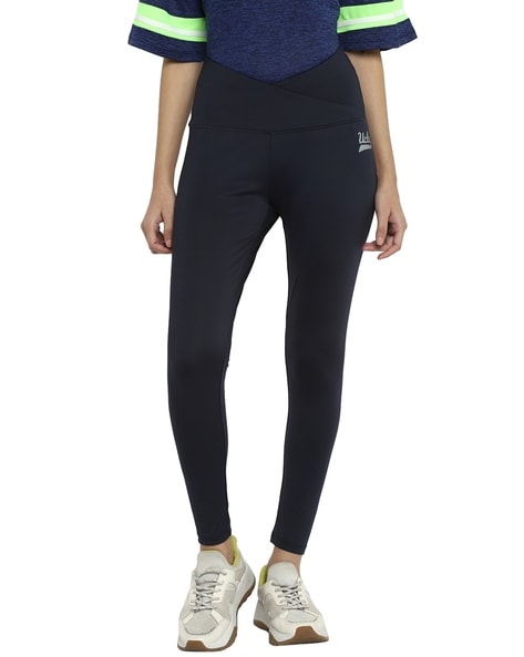 Buy New Balance women sportswear fit brand logo training leggings violet  Online | Brands For Less