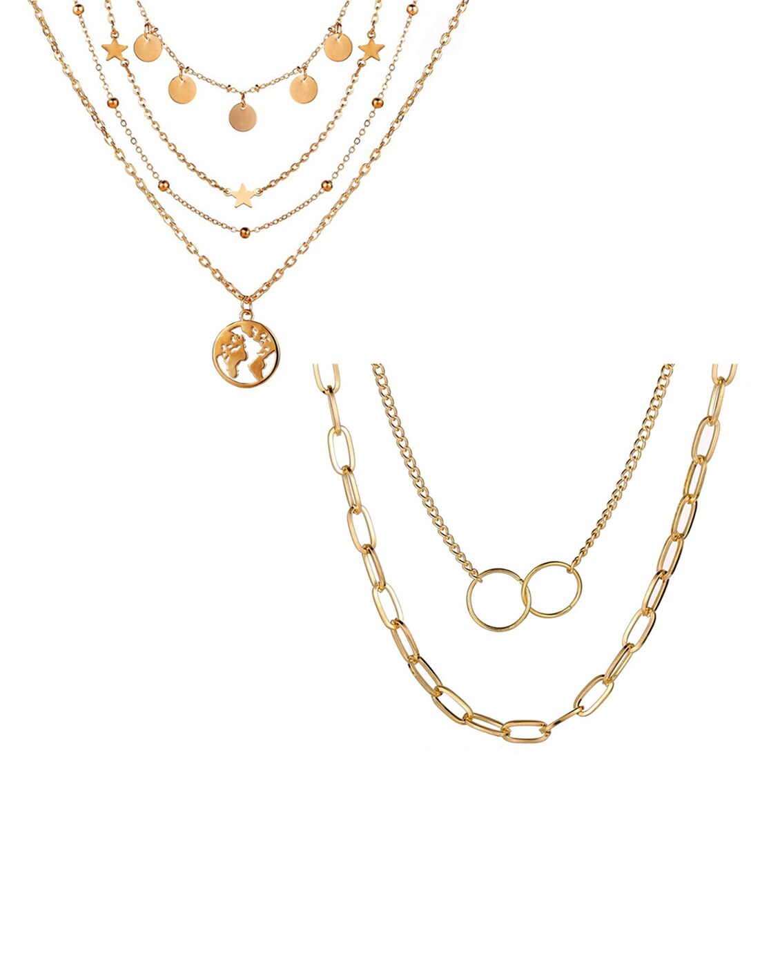 Buy Gold Necklaces & Pendants for Women by Joker & Witch Online | Ajio.com