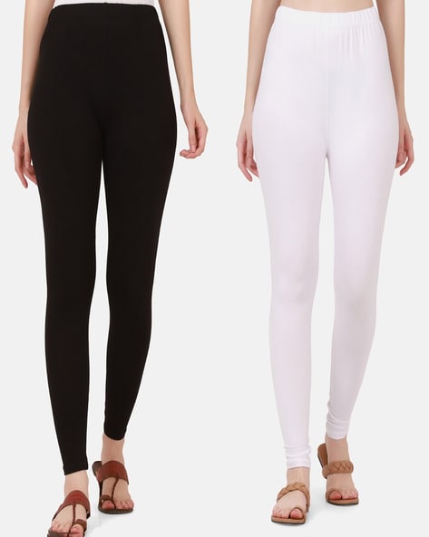 Buy Ankle-Length Leggings with Elasticated Waist Online at Best Prices in  India - JioMart.