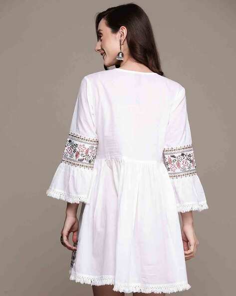 Buy White Dresses for Women by Ishin Online