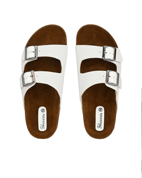 Women's Double Buckle Sandals Adjustable Slide EVA Rubber Strap Waterproof  | eBay