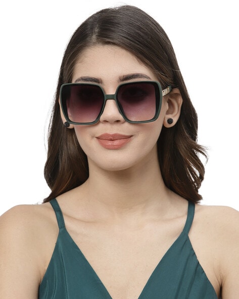 Luxury Frame Anti Glare Square Sunglasses - UrbanWearOutsiders