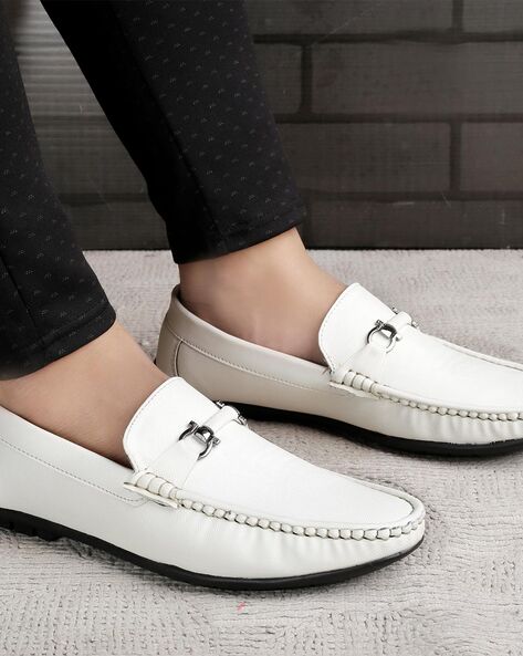 White loafer hot sale shoes online