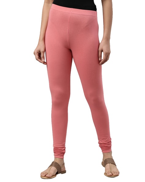 Buy Pink Leggings for Women by DE MOZA Online | Ajio.com-thanhphatduhoc.com.vn