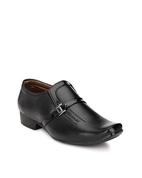 JOHN KARSUN Slip-On Shoes with Metal Accent