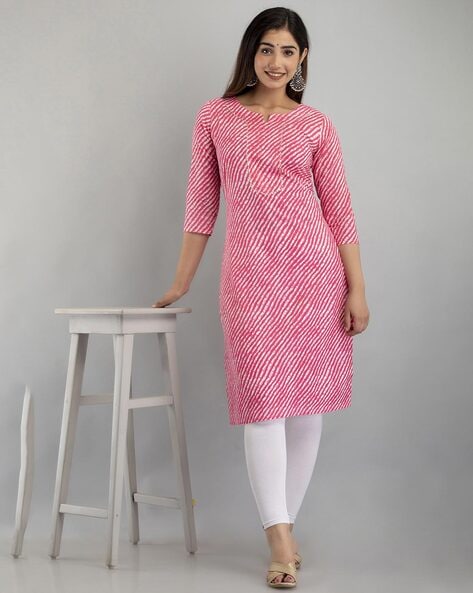 Buy Pink Kurtis & Tunics for Women by Clothing Culture Online