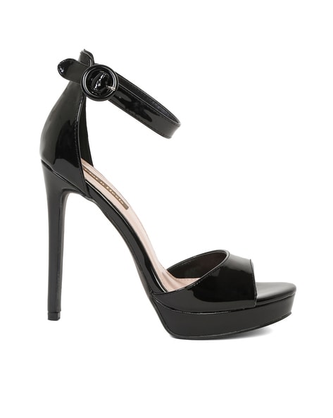 Miss Lola | All For Love Black Heart Embellished High Heels | Heels, Cute black  heels, Girly shoes