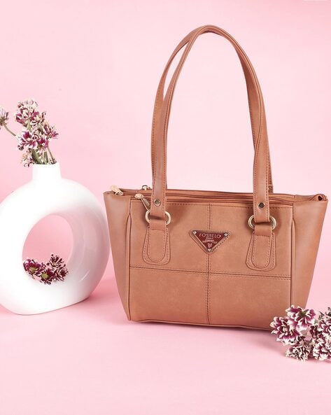 Buy LL LEATHER LAND DESIGNER BAGS Women's Handbag (Tan) Online at Best  Prices in India - JioMart.