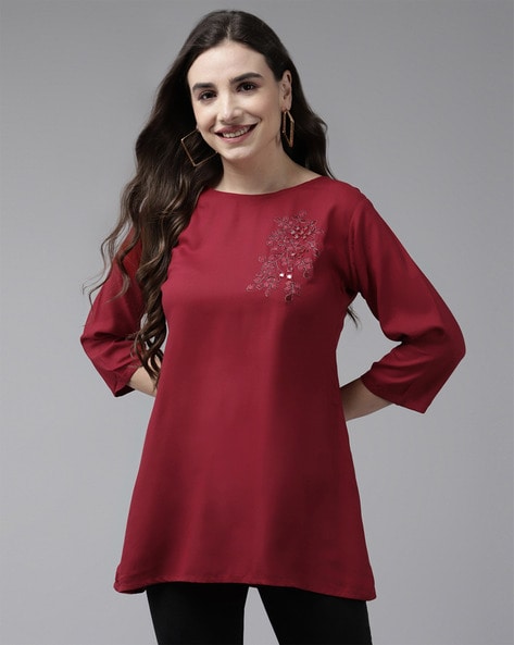 Ethnic tops clearance for girls