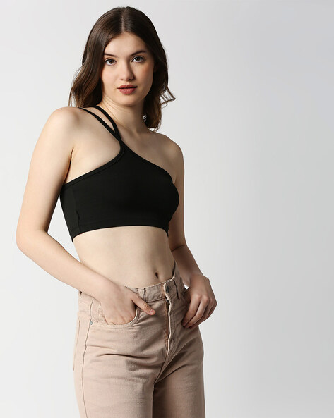 Buy Black Tops for Women by DISRUPT Online
