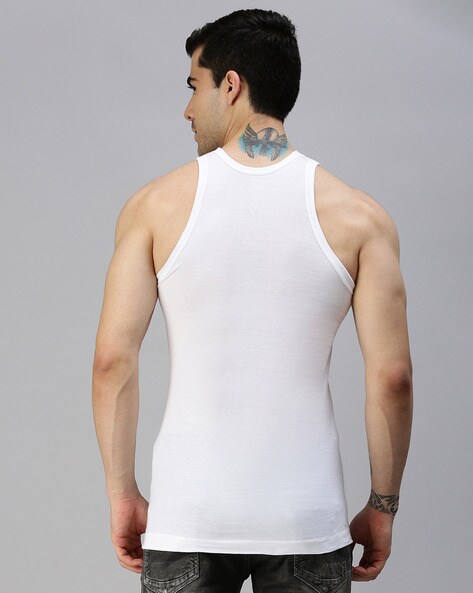 Ramraj Cotton Men's Vests - Pack of 3 (95) White : : Fashion