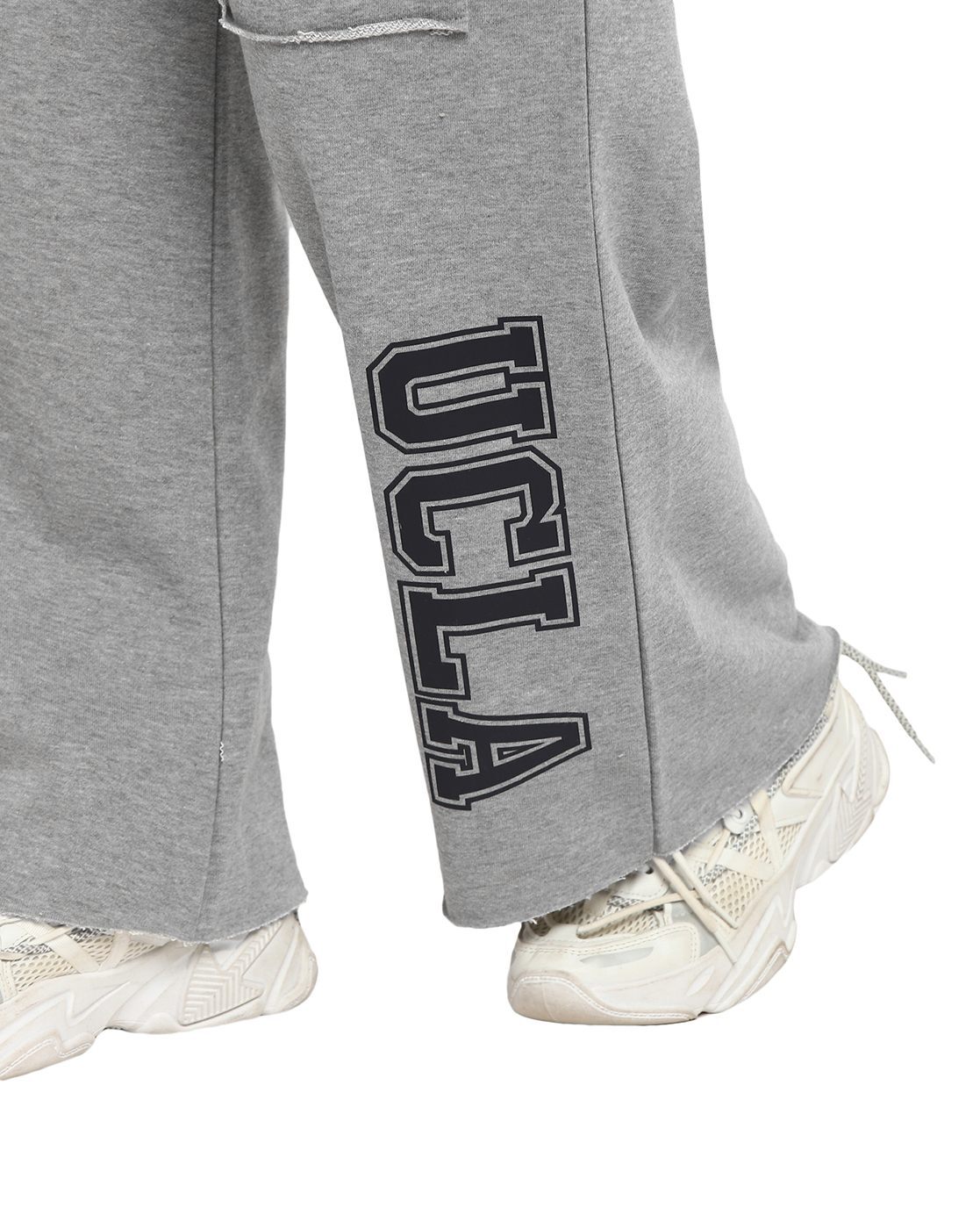 Stripe Baggy Track Pants in Black - Usolo Outfitters