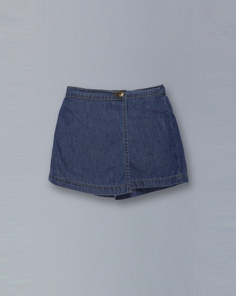 Buy Blue Shorts & 3/4ths for Girls by Kiddopanti Online