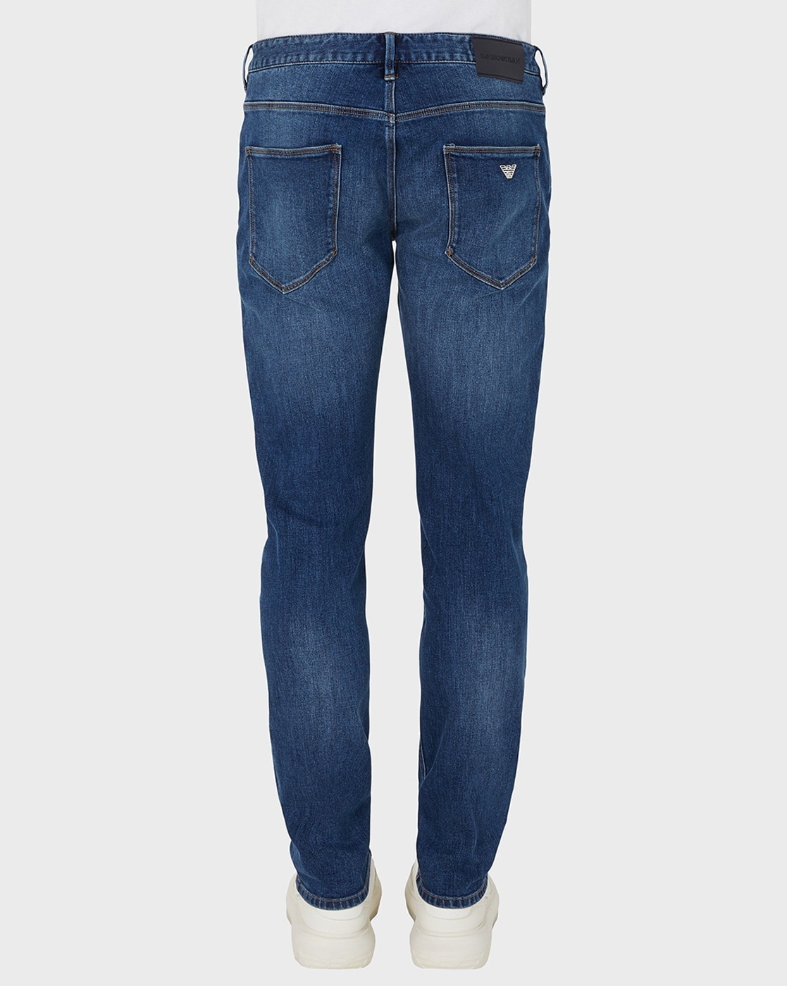 Buy EMPORIO ARMANI J06 Blended Slim Fit Jeans Blue Color Men