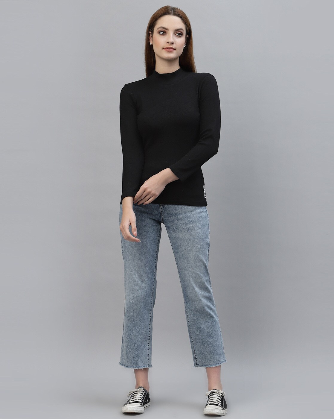 Buy Black Tops for Women by FRISKERS Online