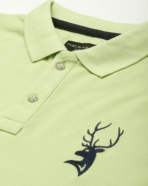 HOWL LOFTY Mens T Shirt Brands 2018 Male Short Sleeve Casual Slim Solid  Color Embroidery Deer Pattern T-Shirt Men XXXL - OnshopDeals.Com
