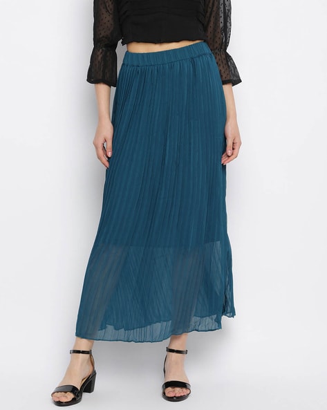 Mayra Solid Flared Skirt