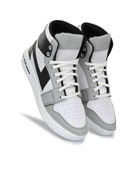 Lace Fastening Mid-tops  Casual  Shoes      