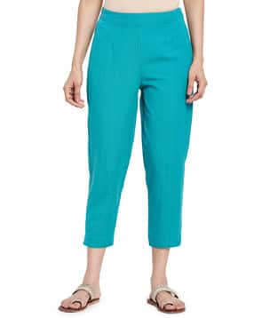 fabindia Textured Slim Fit Pants-picture-13