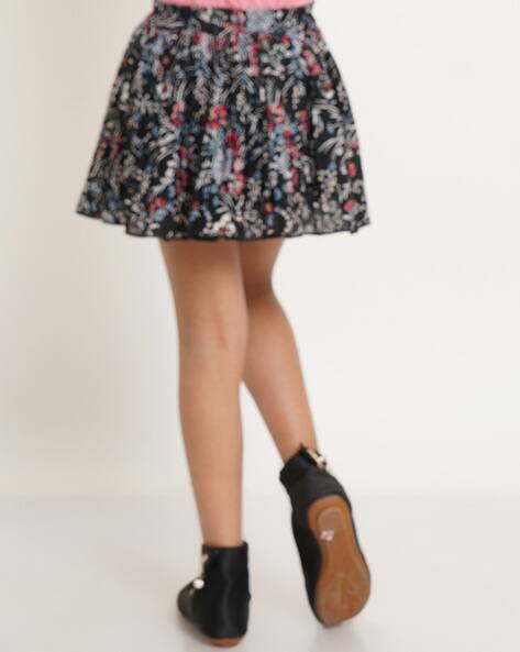 スカート treat urself Floral cotton mini skirt Floral cotton mini skirt | Treat ürself - スカート